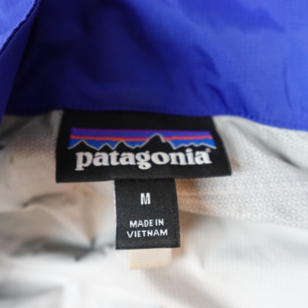 Patagonia Torrentshell City Jacket Womens Medium Blue Hooded Long Lined 27117 - Picture 5 of 11